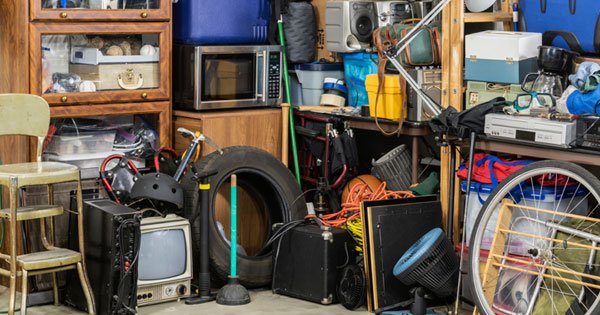 garage space in need of professional cleanout service