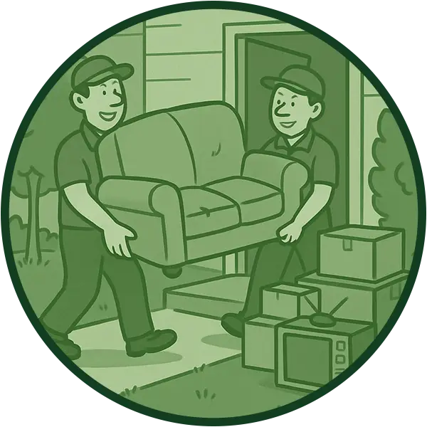In-Home junk removal service in North Central Mass from Garbage Gurus