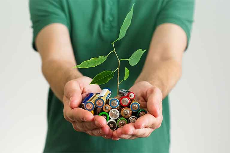 battery disposal service from Garbage Gurus
