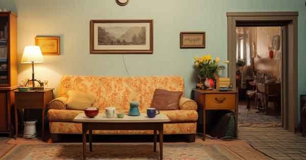 outdated living room furniture