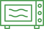 microwave disposal icon