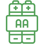 household battery disposal icon
