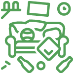 hoarder cleanout service icon