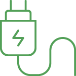 power cord disposal icon