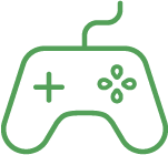 game console disposal icon