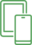 phone and tablet disposal icon