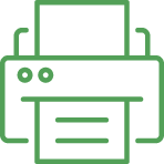 printer disposal icon
