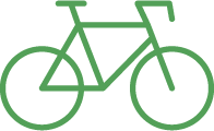 bicycle tire disposal icon
