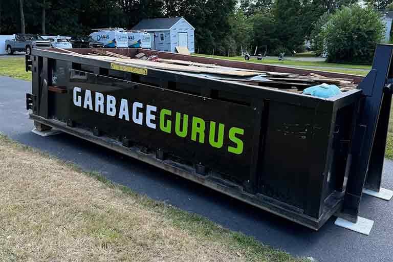 construction dumpster rental service from Garbage Gurus