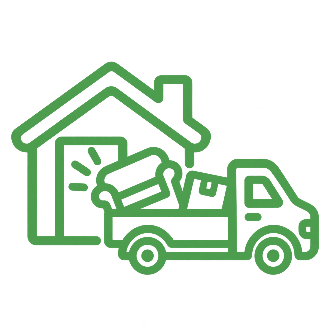 Icon of Residential Junk Removal Service from Garbage Gurus