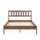 old wooden bedframe