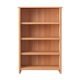 Wooden book shelf with four open shelves, relevant to office furniture removal services by Garbage Gurus.